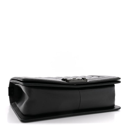 Chanel Caviar Quilted Medium Boy Flap So Black 4 of 12