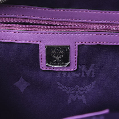 MCM Visetos Studded Medium Stark Backpack Purple 5 of 8