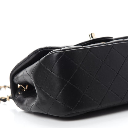 Chanel Lambskin Quilted Mini Square Flap Black 6 of 11
