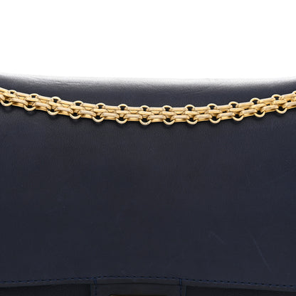 Chanel Calfskin Nude 2.55 Medals Reissue 225 Flap Navy 8 of 12