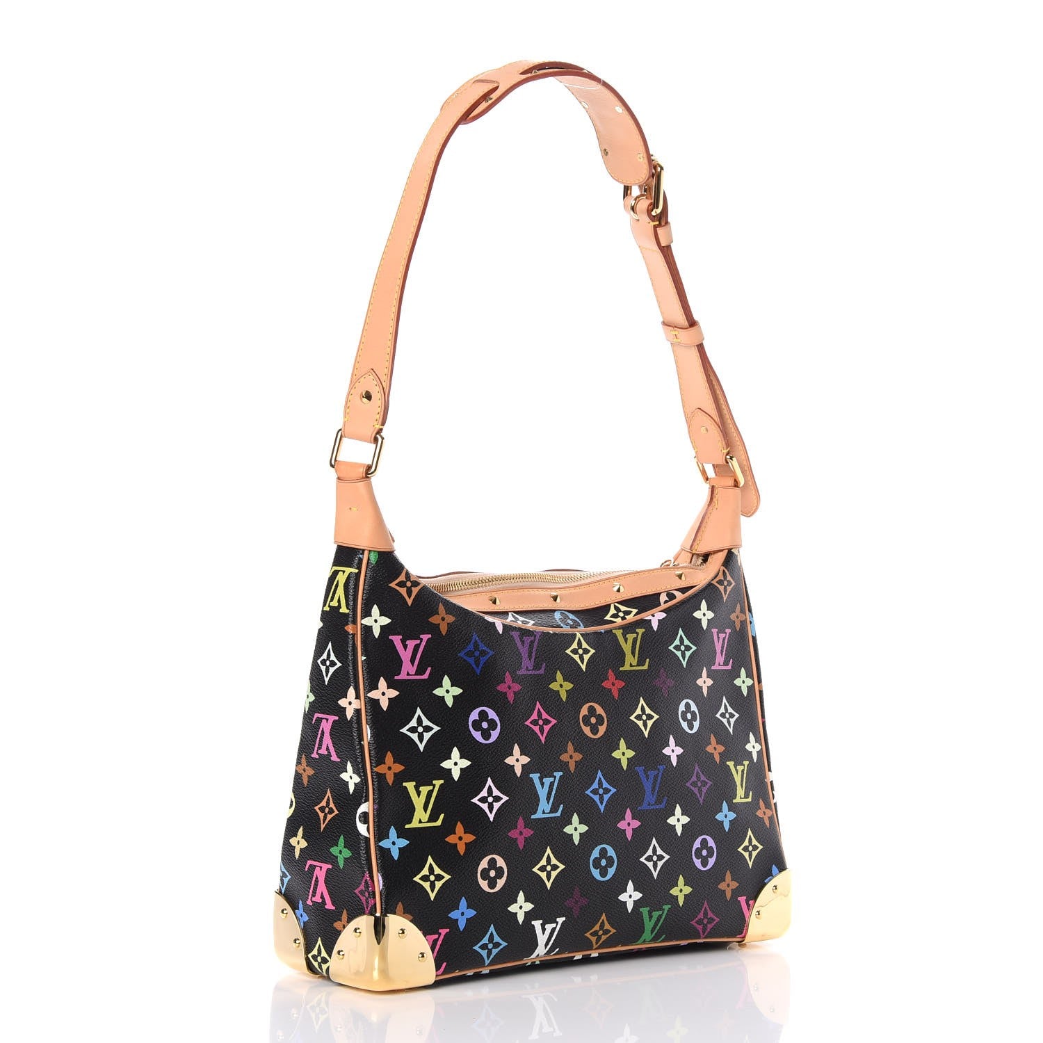 Louis Vuitton Monogram Multicolor Boulogne Black 3 of 7