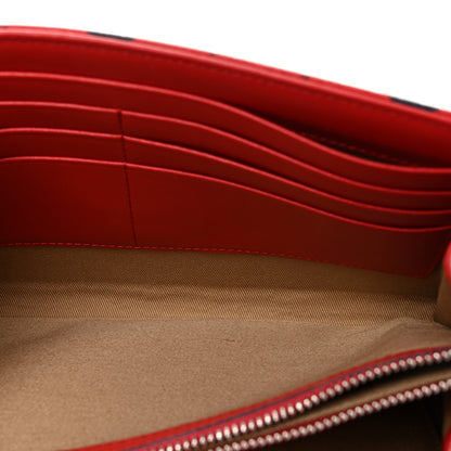 MCM Visetos Medium Patricia Wallet On Chain Ruby Red 8 of 17
