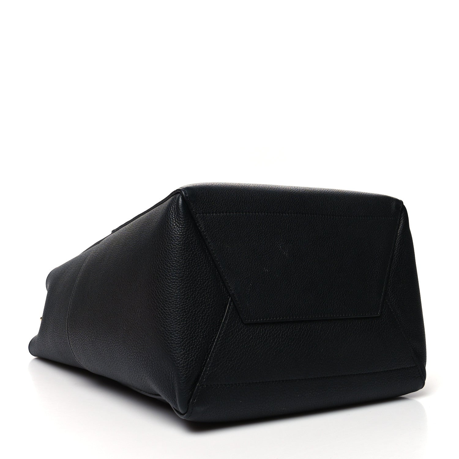 Celine Soft Grained Calfskin Sangle Bucket Bag Black 4 of 16