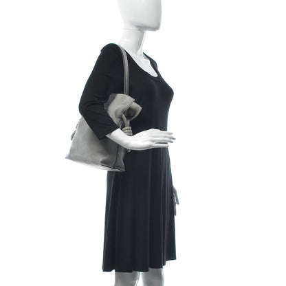 Loewe Calfskin Flamenco Knot Bag Grey 2 of 6