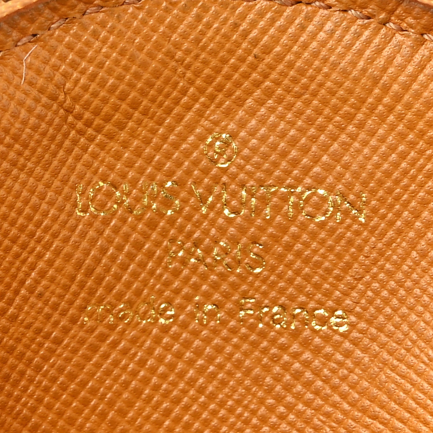 Louis Vuitton Mini Lin Round Coin Purse Beige 6 of 9