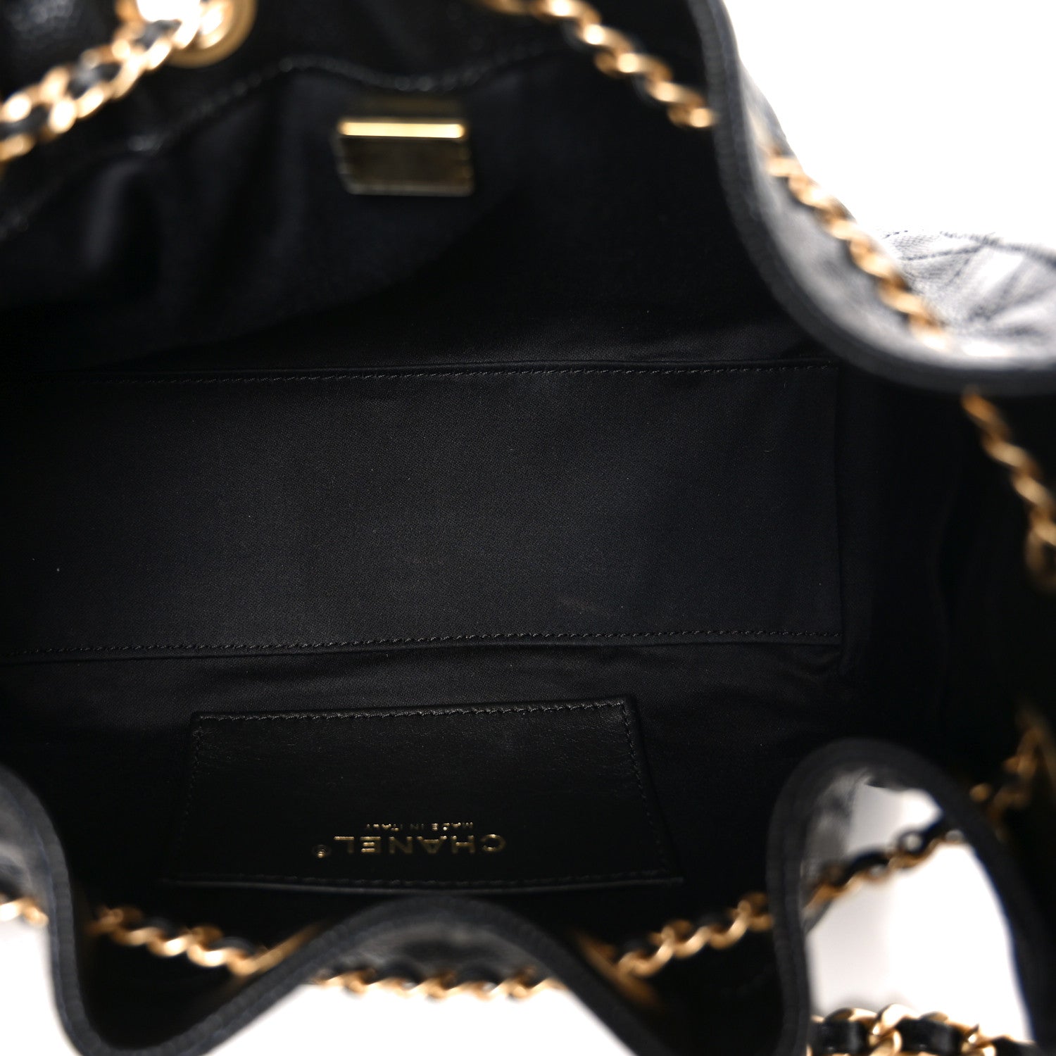 Chanel Caviar Quilted Mini Chanel 25 Handbag Black 5 of 10