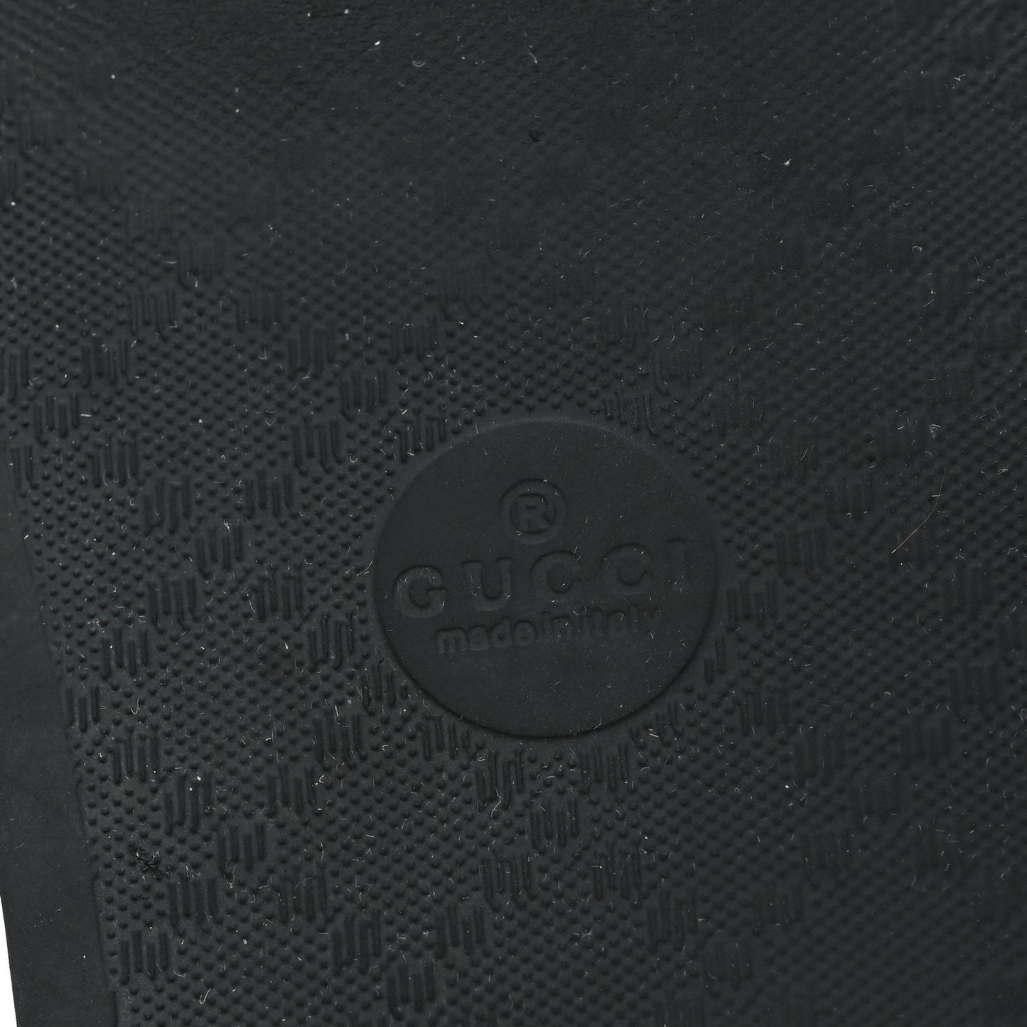 Rubber Matelasse Womens Slide Sandals 39 Black