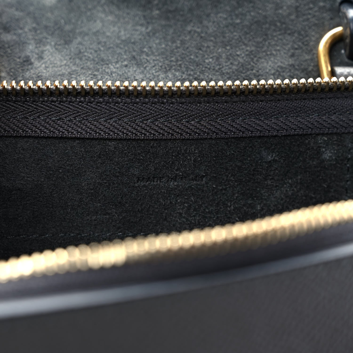 Celine Grained Calfskin Nano Belt Bag Grey 5 of 7