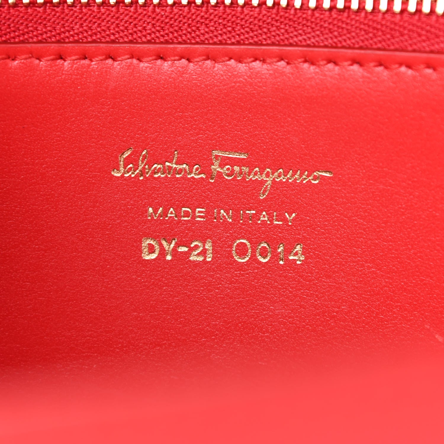 Salvatore Ferragamo Calfskin Gancio Lock Satchel Red 7 of 10