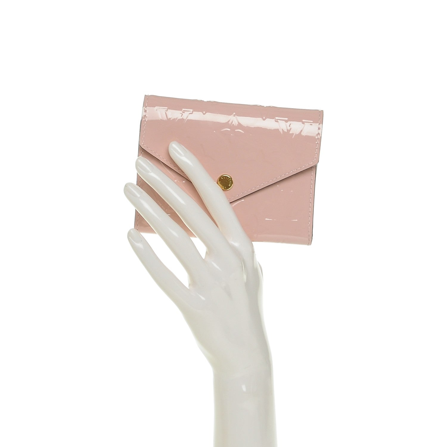 Louis Vuitton Vernis Victorine Wallet Rose Ballerine 2 of 6