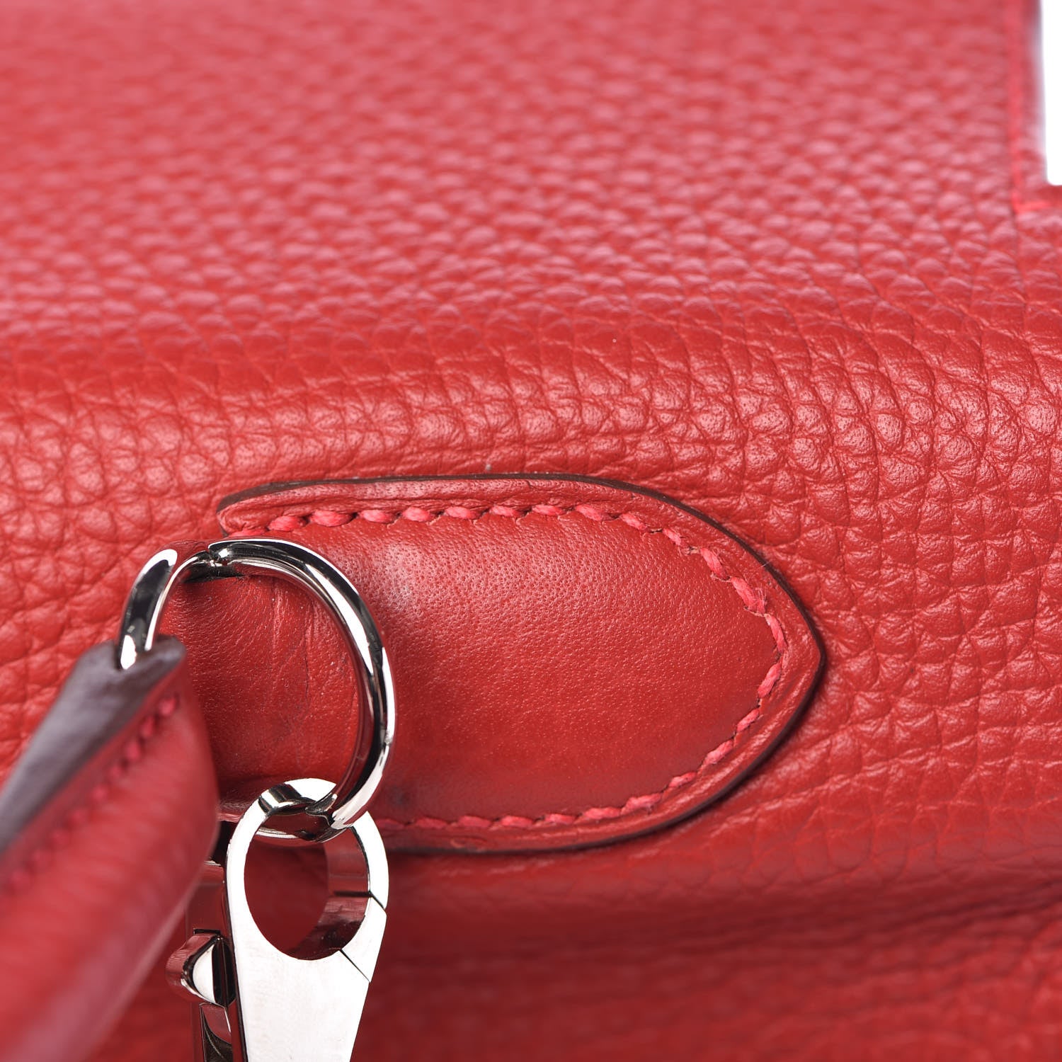 Hermes Togo Kelly Retourne 35 Rouge Casaque 14 of 37