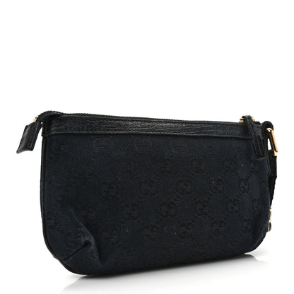 Gucci Monogram Jolicoeur Wristlet Black 3 of 10