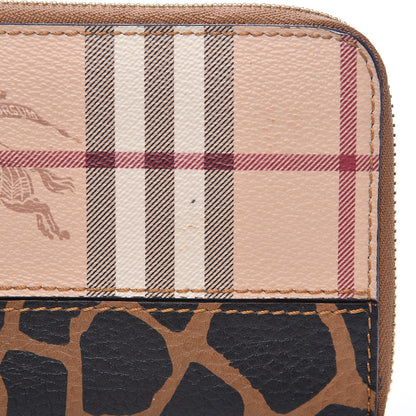 Burberry Haymarket Check Large Ziggy Animal Zip Around Wallet 11 of 15