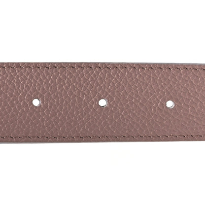 Louis Vuitton Taurillon Calfskin LV Initiales Reversible Belt 80 32 White Pink 6 of 7