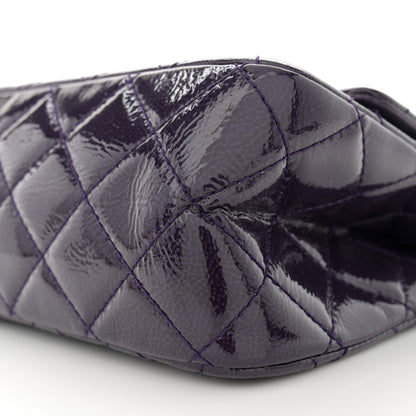 Chanel Distressed Patent 2.55 Reissue Flap 227 Prune 10 of 12