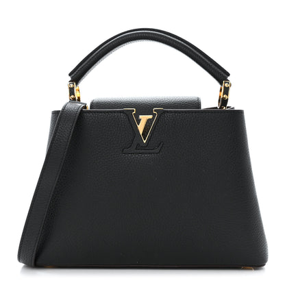 Louis Vuitton Taurillon Capucines BB Black 1 of 11