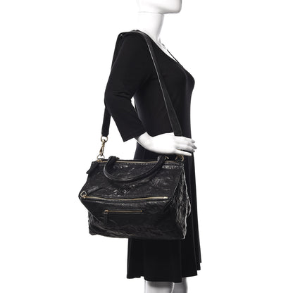 Givenchy Tumbled Sheepskin Medium Pandora Bag Black 2 of 12