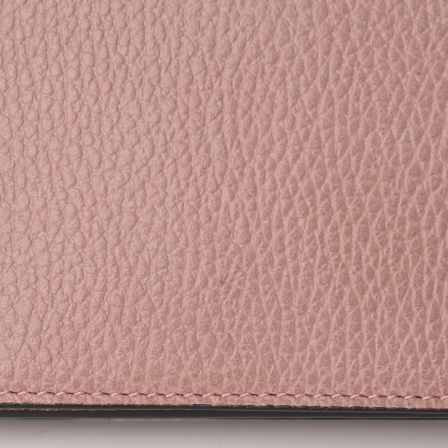 Dollar Calfskin Medium Betty Chain Wallet Soft Pink