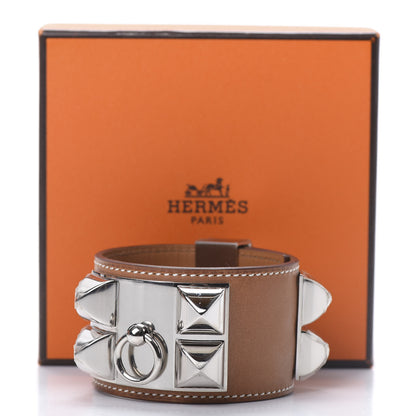 Hermes Barenia Collier de Chien CDC Bracelet S Fauve 7 of 7