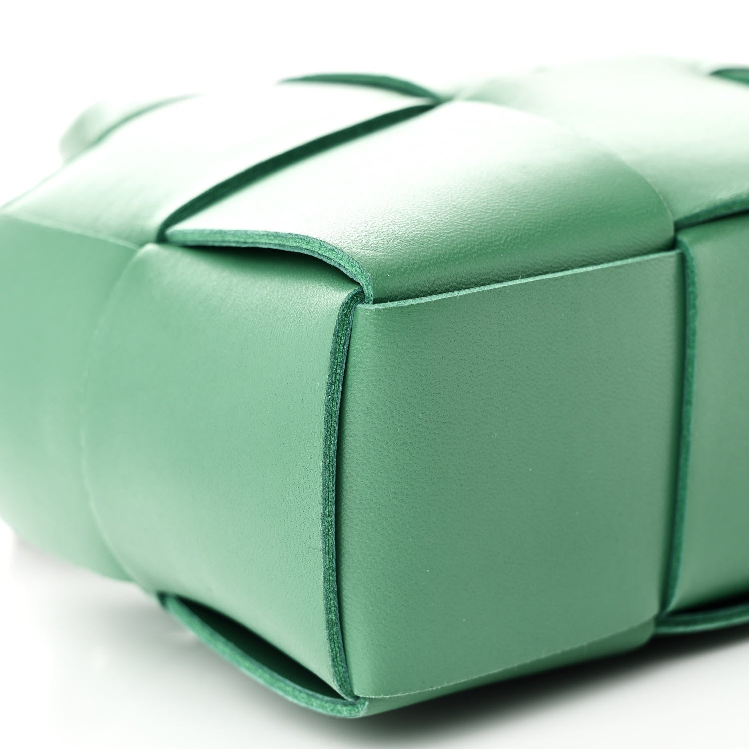 Bottega Veneta Nappa Maxi Intreccio Mini Arco Tote Green 9 of 11