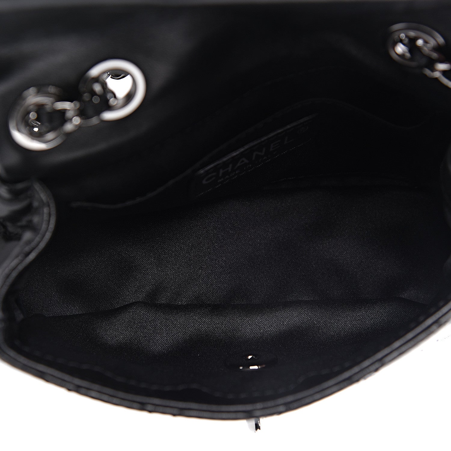 Chanel Lambskin Beaded Quilted Extra Mini Square Flap Black 5 of 15