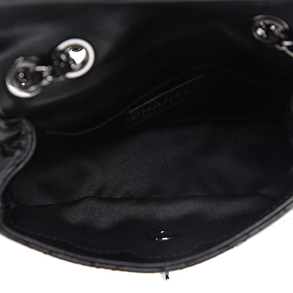 Chanel Lambskin Beaded Quilted Extra Mini Square Flap Black 5 of 15
