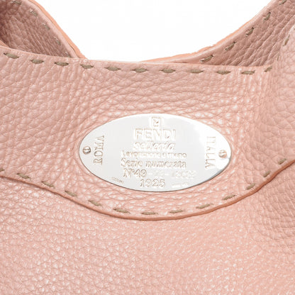 Fendi Calfskin Romano Selleria Bucket Hobo Pink 5 of 8