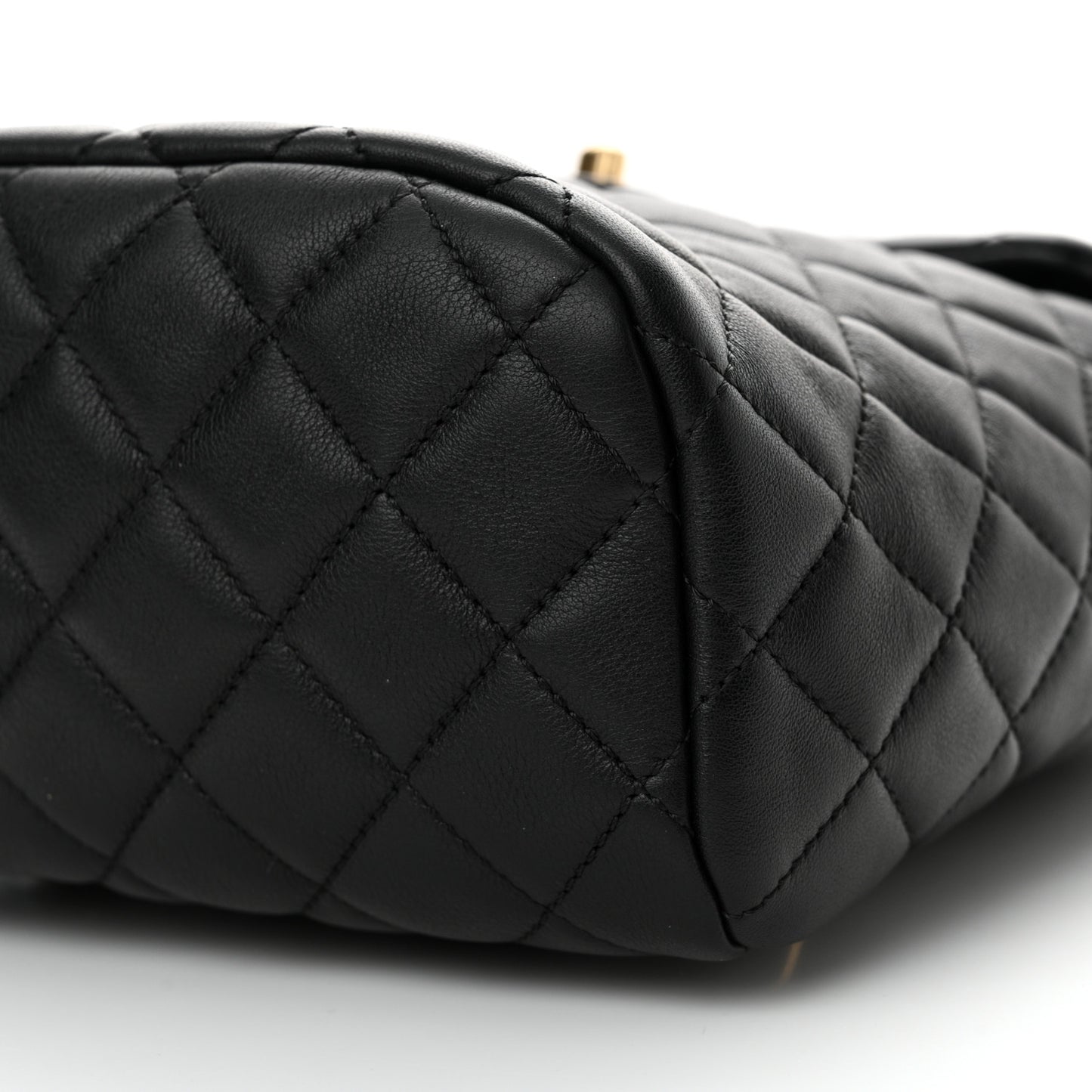Calfskin Quilted Mini Urban Spirit Backpack Black