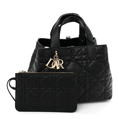 Christian Dior Calfskin Macrocannage Medium Toujours Black 2 of 10