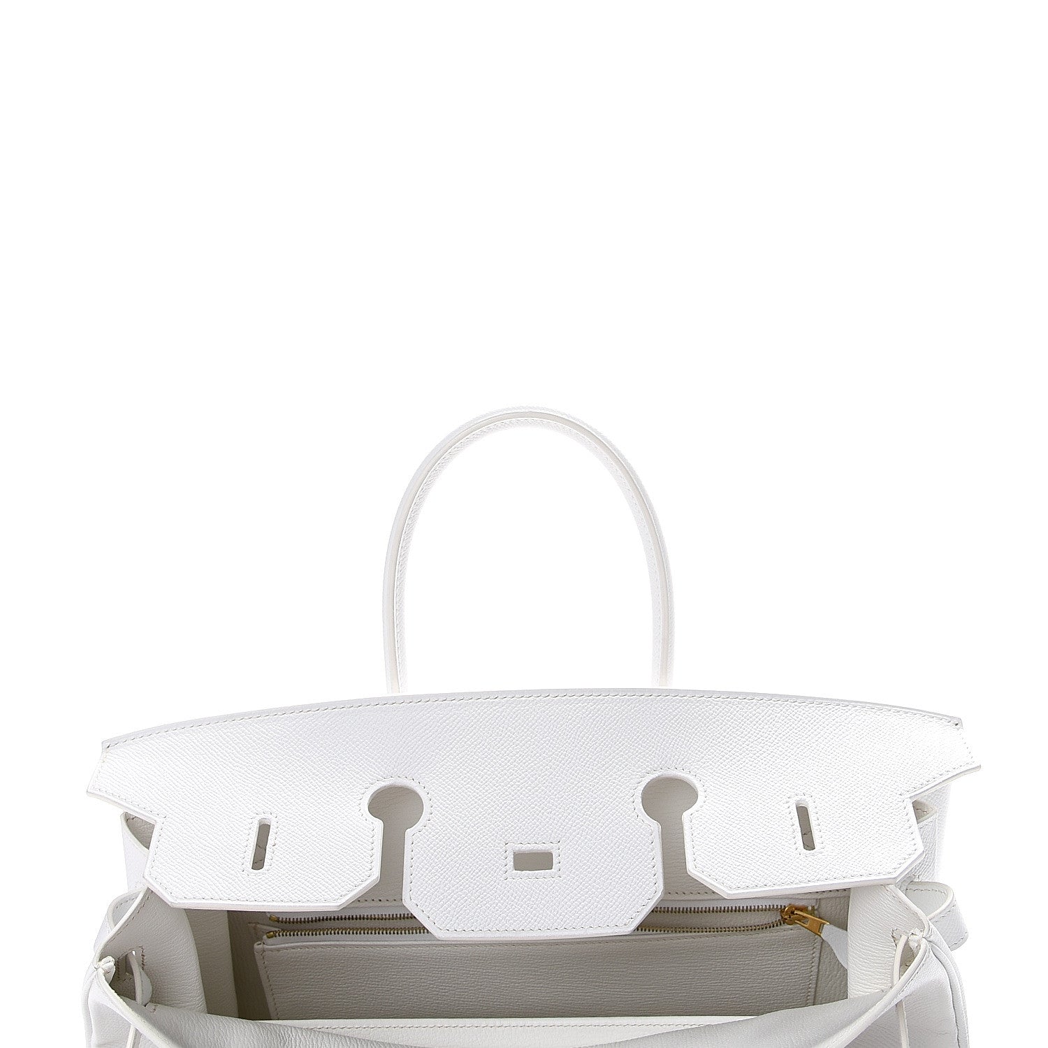 Hermes Epsom Birkin 35 White White 15 of 32