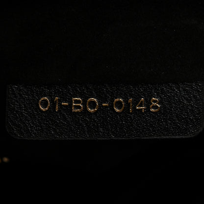 Christian Dior Calfskin Cannage Studded Medium Supple Lady Dior Black 7 of 11