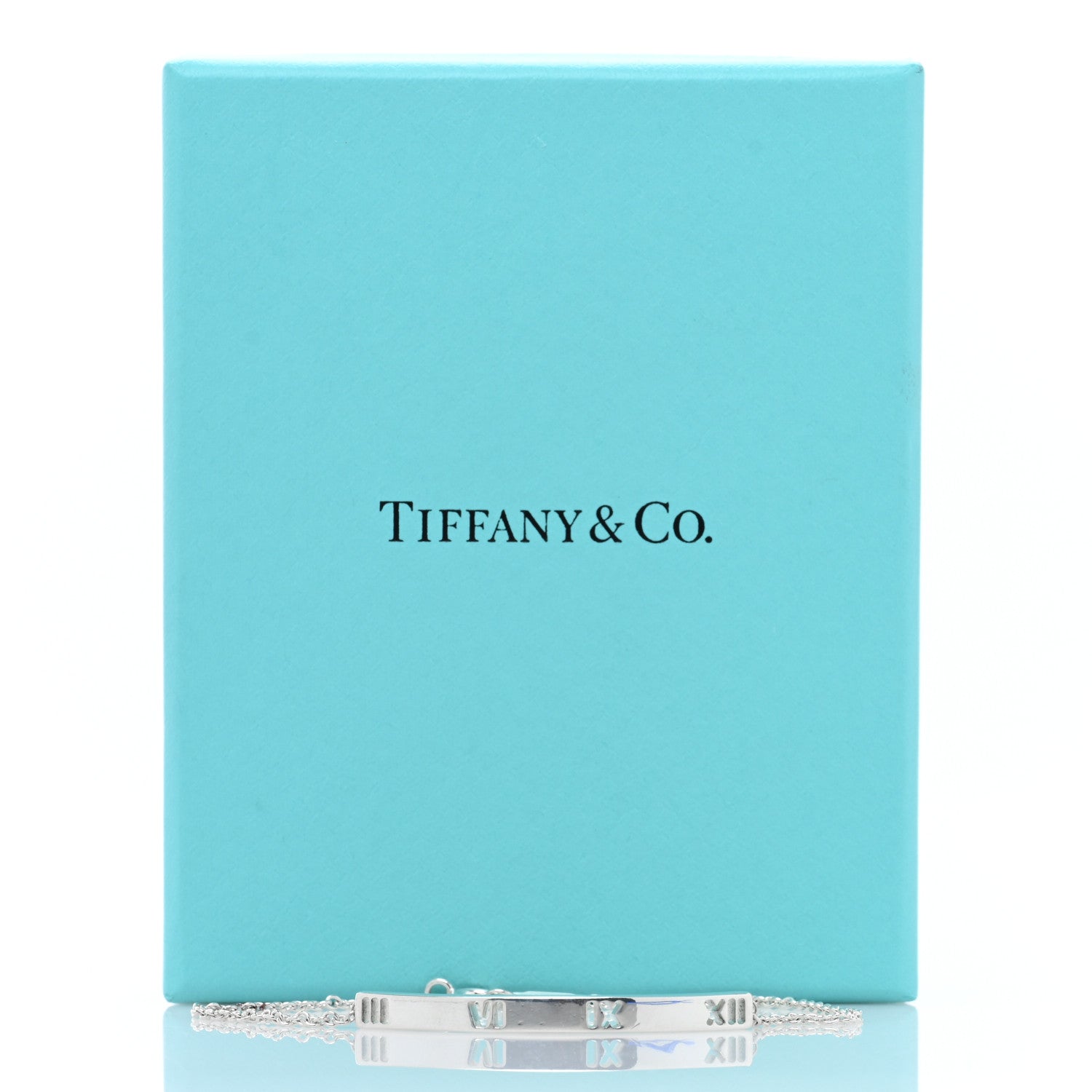 Tiffany Sterling Silver Atlas Bar Pierced Bracelet 4 of 4