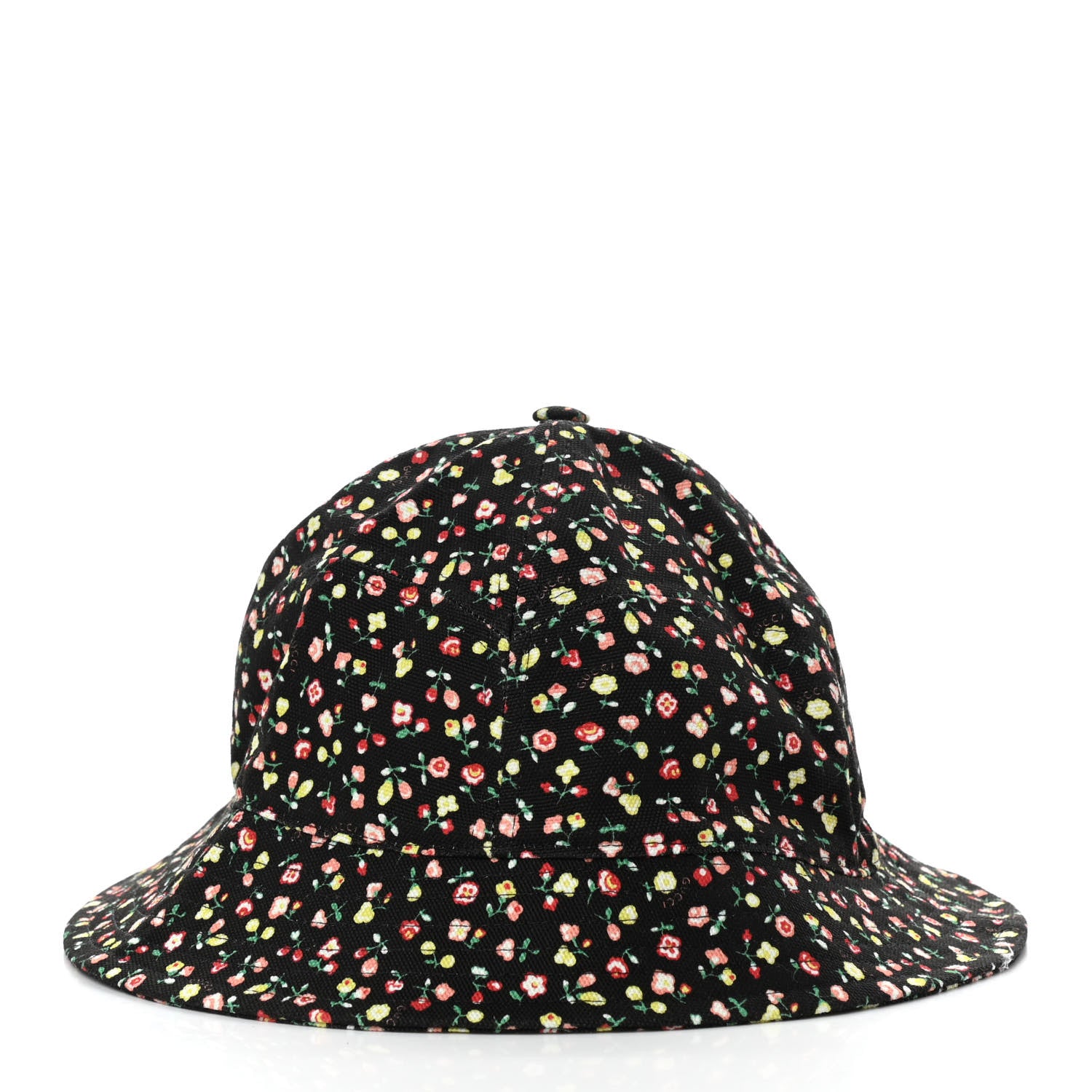 Gucci X LIBERTY OF LONDON Canvas Floral Print Bucket Hat M Black Multicolor 5 of 9