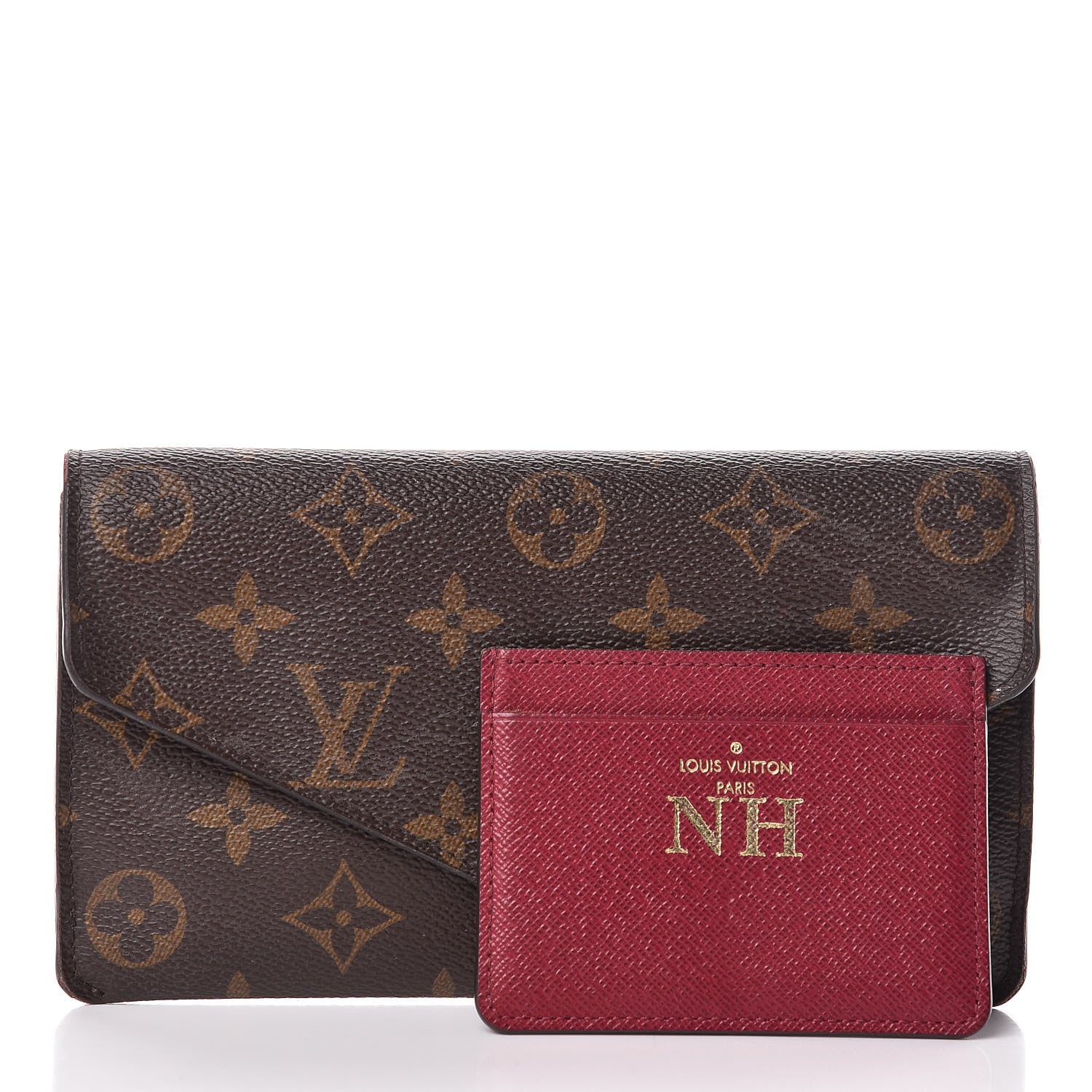 Louis Vuitton Monogram Jeanne Wallet Fuchsia 3 of 9