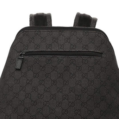 Gucci Denim Monogram Medium Backpack Black 8 of 16