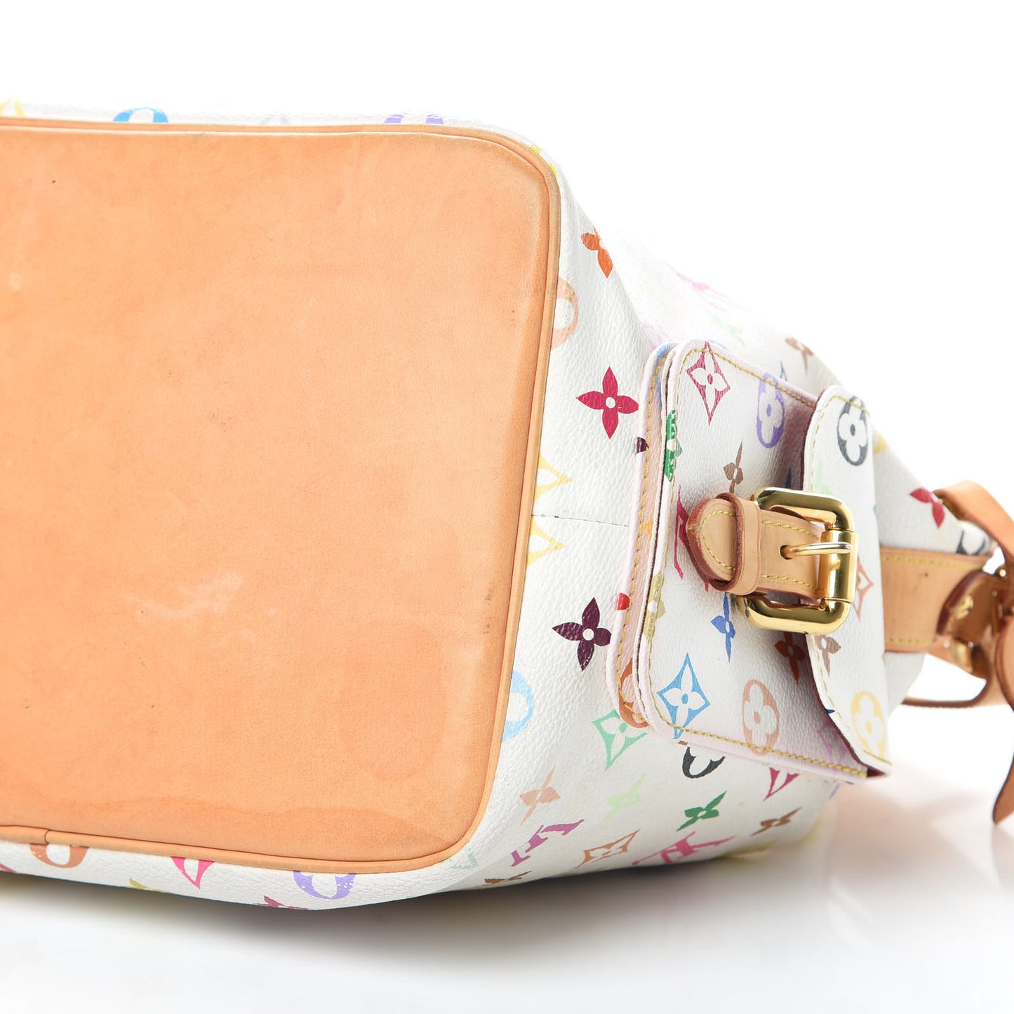 Monogram Multicolor Petit Noe White