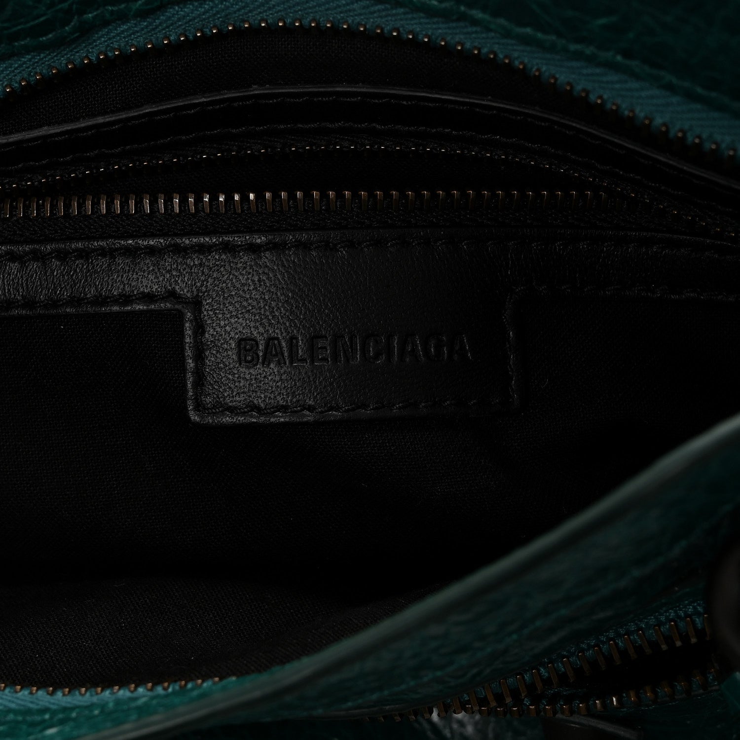 Balenciaga Agneau Arena Classic Hardware Le City Mini Dark Emerald 6 of 10