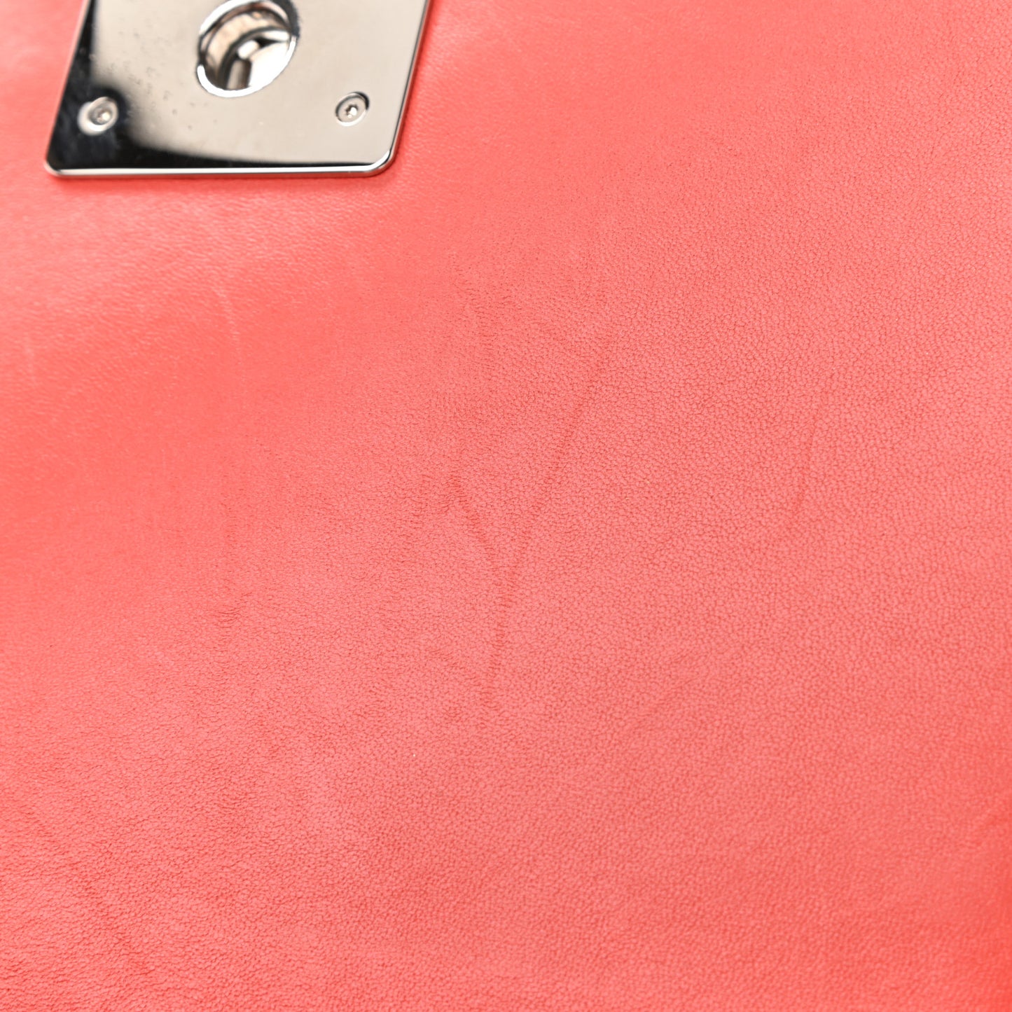 Lambskin Tweed Medium Boy Flap Coral