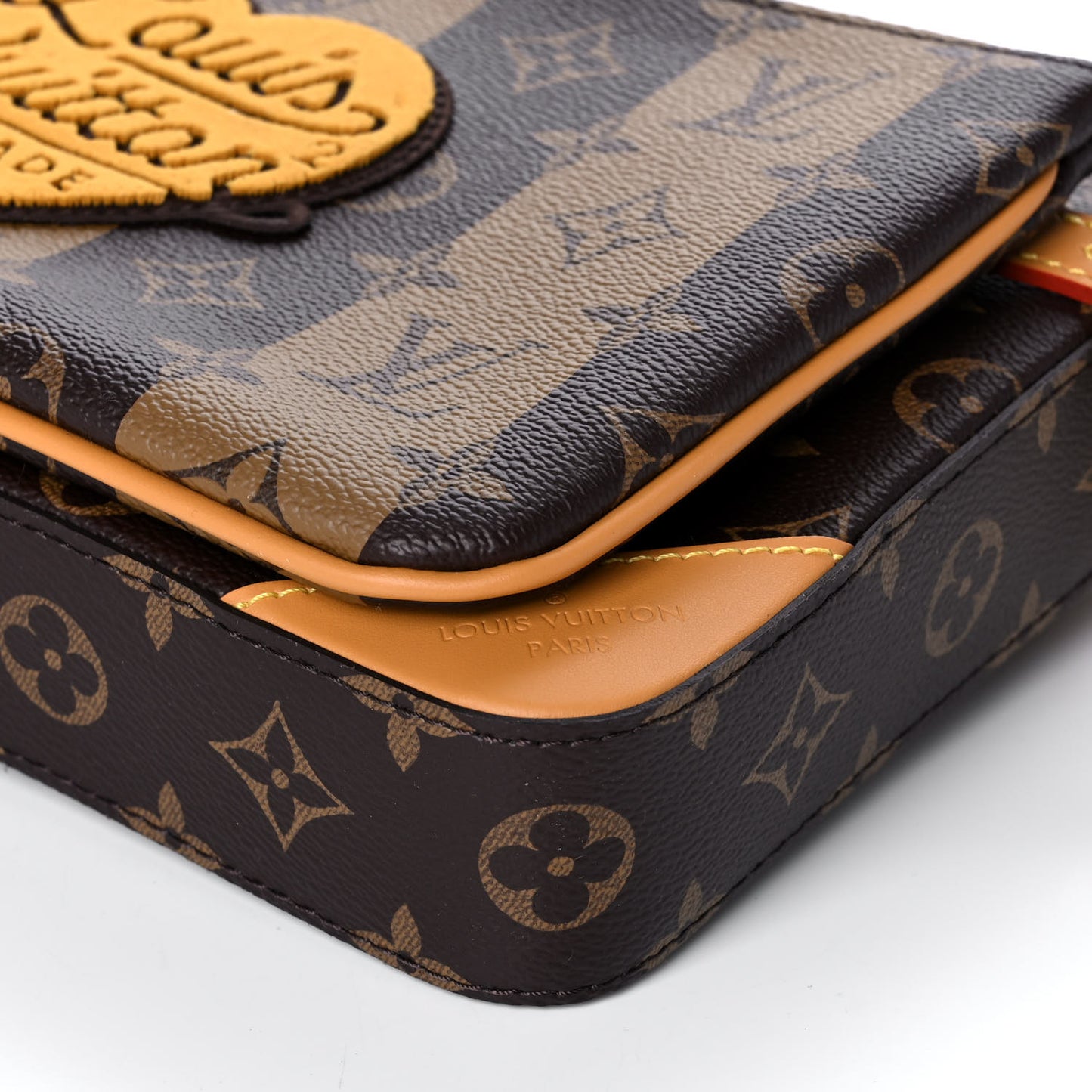 X NIGO Reverse Monogram Stripes Trio Messenger