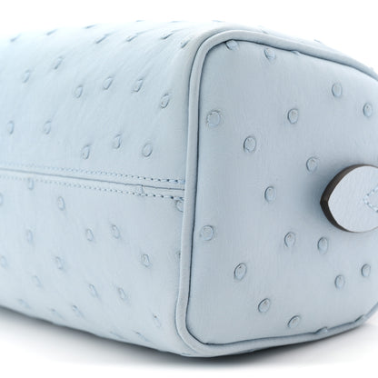 Louis Vuitton Ostrich Speedy 20 Light Blue 9 of 10