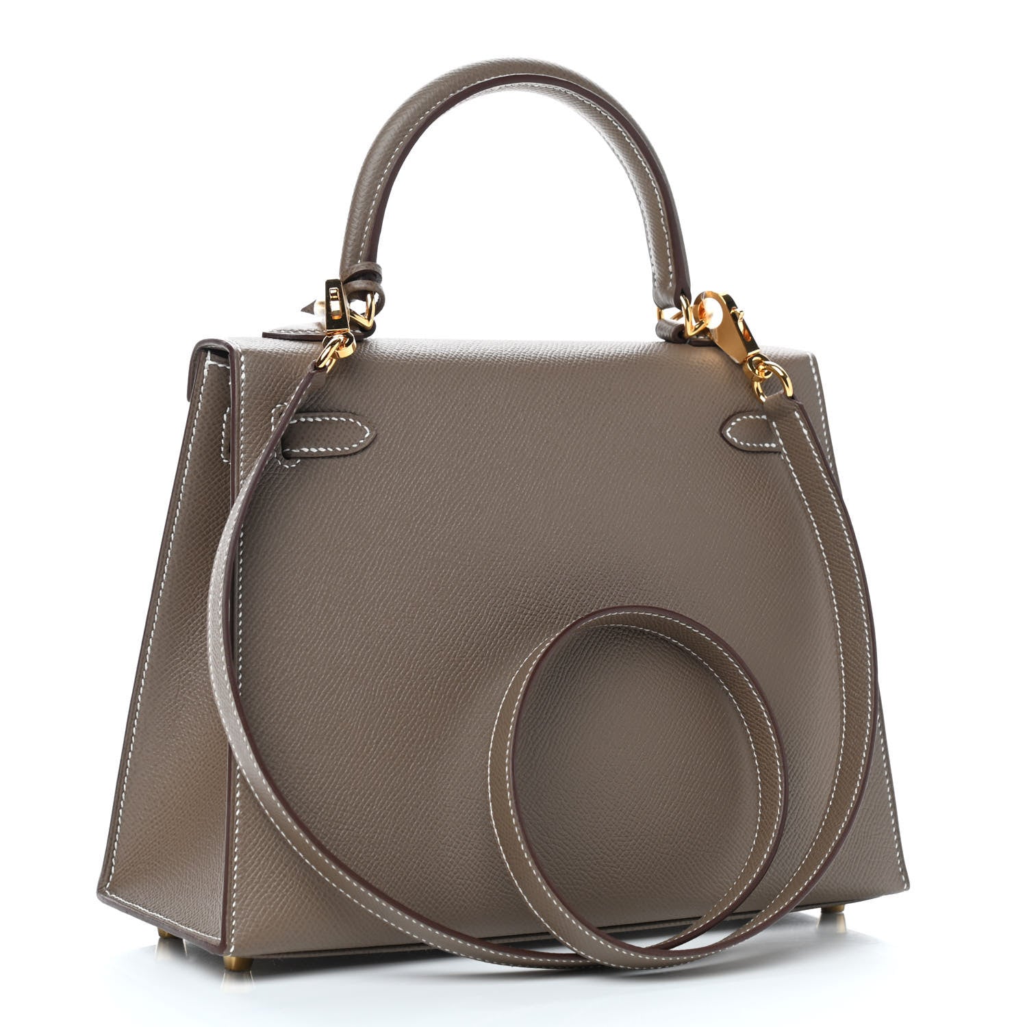 Hermes Epsom Kelly Sellier 25 Etoupe 3 of 11