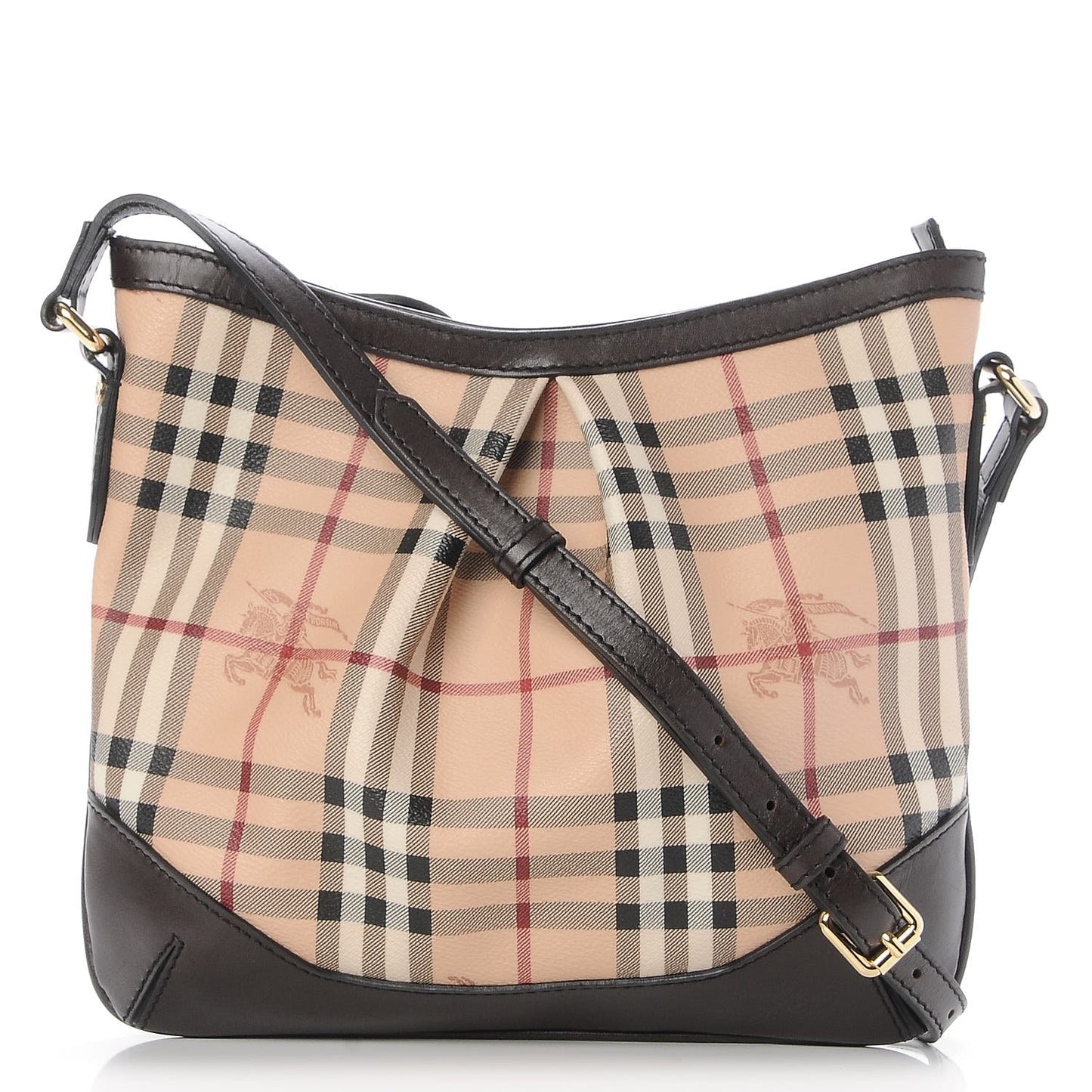 Haymarket Check Hartham Shoulder Bag Chocolate
