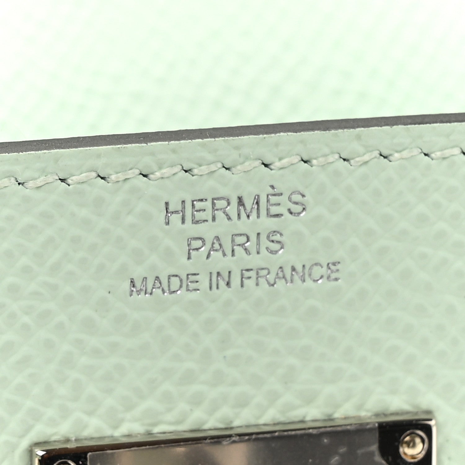 Hermes Epsom Kelly Wallet To Go Vert Peppermint 7 of 12