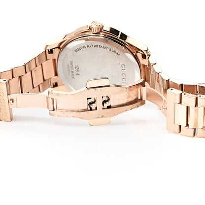 Gucci Stainless Steel 38mm G-Timeless Diamante Quartz Watch Rose 5 of 5