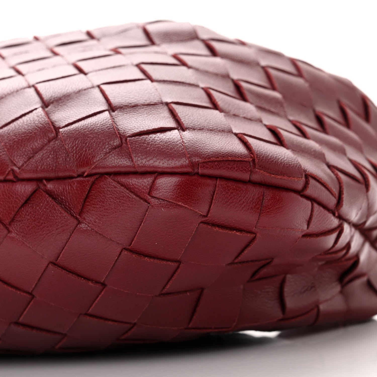 Bottega Veneta Nappa Intrecciato Mini Jodie Burgundy 9 of 9