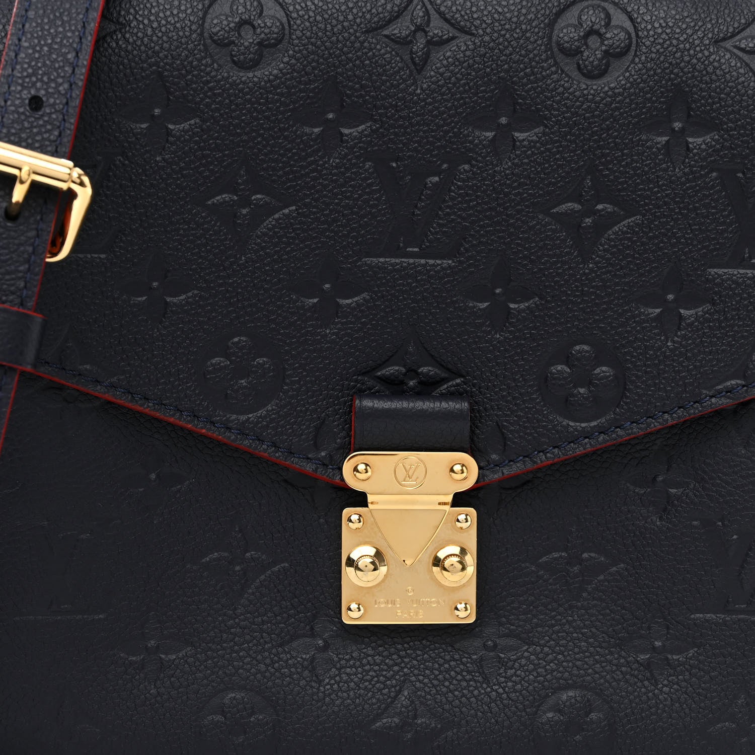 Louis Vuitton LOUIS VUITTON Empreinte Pochette Metis Marine Rouge 6 of 8