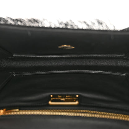 Salvatore Ferragamo Raffia Miss Vara Bow Chain Bag Black 5 of 10