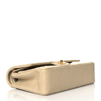 Chanel Lambskin Quilted Small Double Flap Beige 3 of 13