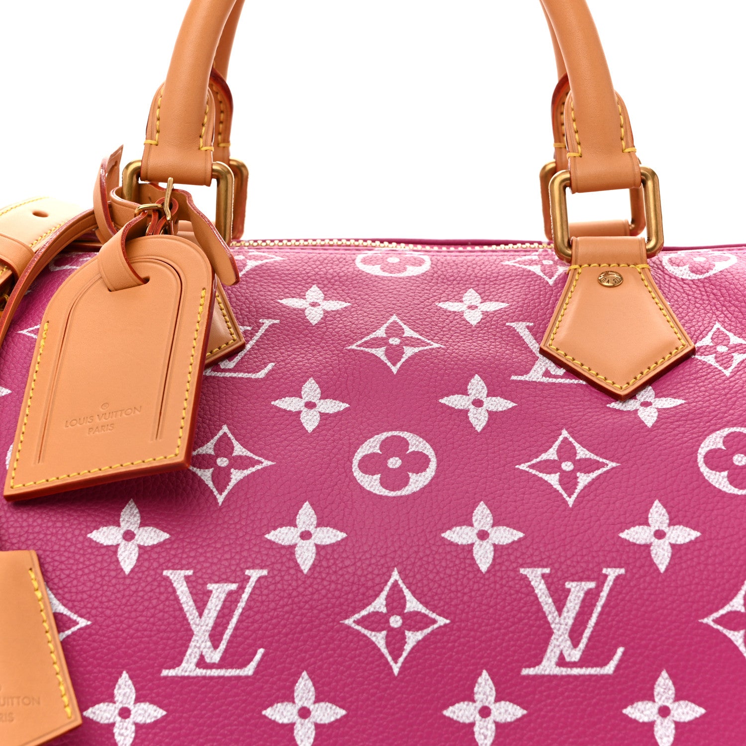 Louis Vuitton Calfskin Monogram Speedy P9 Bandouliere 40 Agate 9 of 11