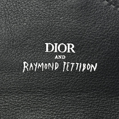 Christian Dior X Raymond Pettibon Grained Calfskin Saddle Key Ring Multicolor Black 6 of 6